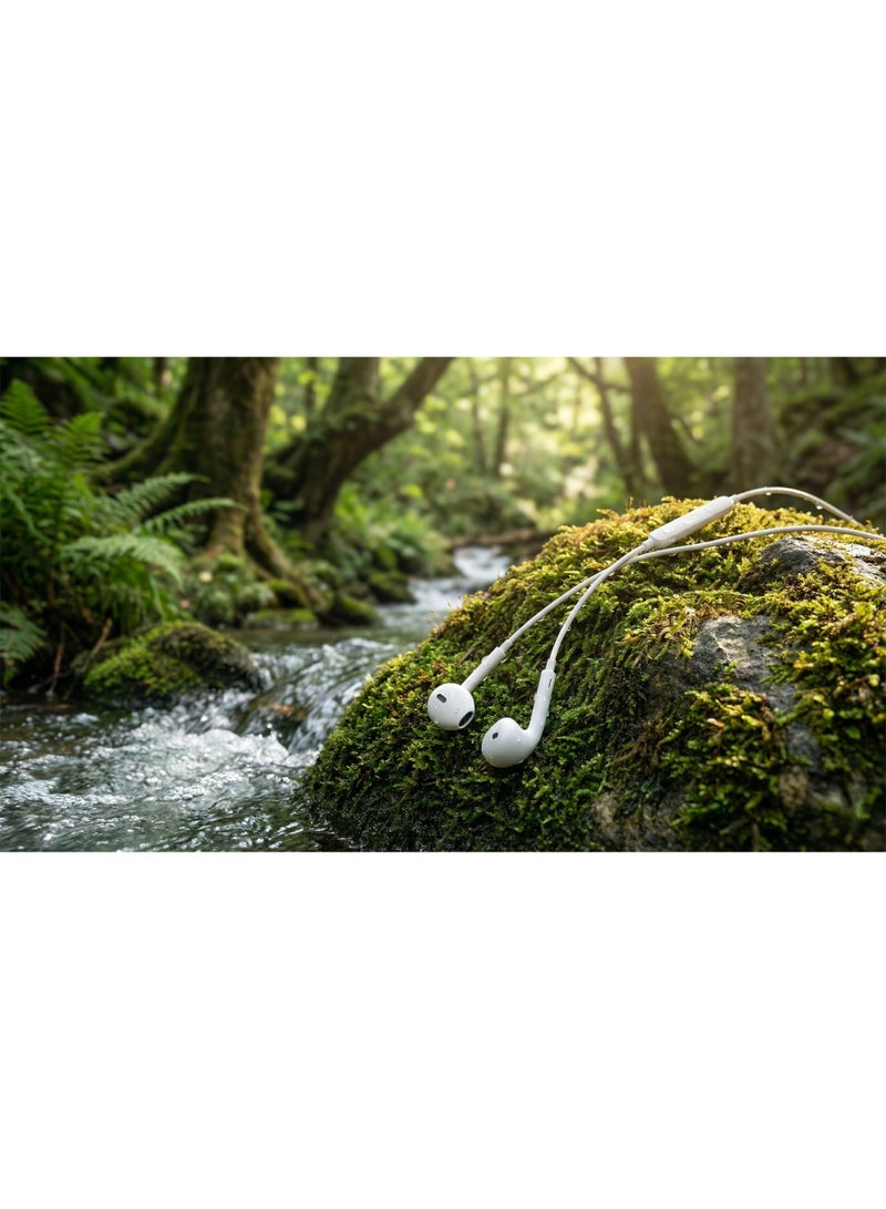 ستارت سماعة أذن سلكية ستيريو ST-36 من ستارت (START) - صوت عالي الدقة (High Definition)، ميكروفون مدمج، لون أبيض نقي، تصميم مريح، منفذ 3.5 ملم - Image 5